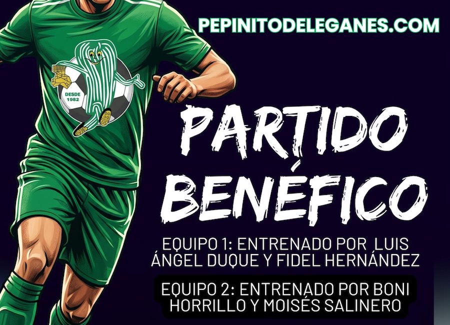 Leganés celebrará un partido benéfico con exjugadores, políticos y patrocinadores locales organizado por la Asociación Pepinito