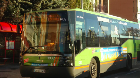 La línea L1 de autobús llegará hasta la estación de Cercanías Parque Polvoranca a partir de septiembre