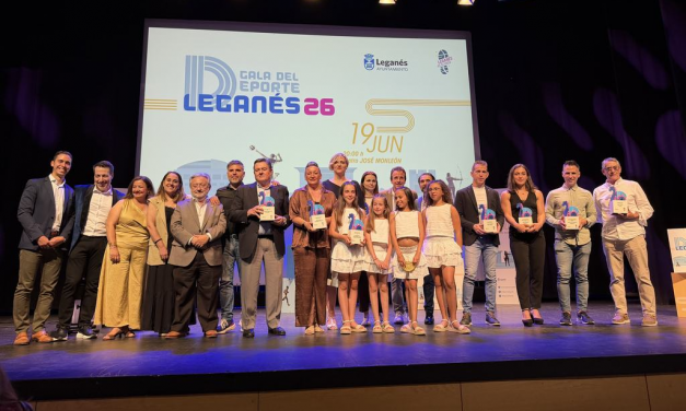 Rafa Jódar, gran protagonista de la Gala del Deporte de Leganés 2026