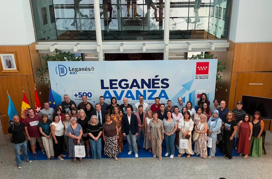 Un nuevo programa de empleo incorpora a 44 desempleados durante ocho meses en Leganés