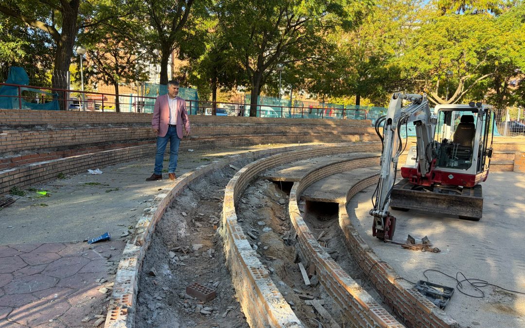 ULEG impulsa la remodelación de la Plaza del Laberinto para convertirla en un espacio de encuentro y cultura en Leganés Norte